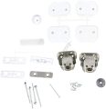 KIT DOBRADIÇAS DE ENCASTRE CANDY-HOOVER 43013964 KIT DOBRADIÇAS DE ENCASTRE CANDY-HOOVER 43013964